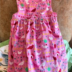 Mini Boden Girls Spring Easter Chicken Pinnie 3-4Y